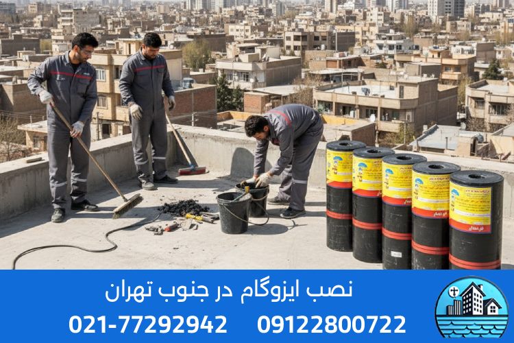 نصاب حرفهای ایزوگام در جنوب تهران