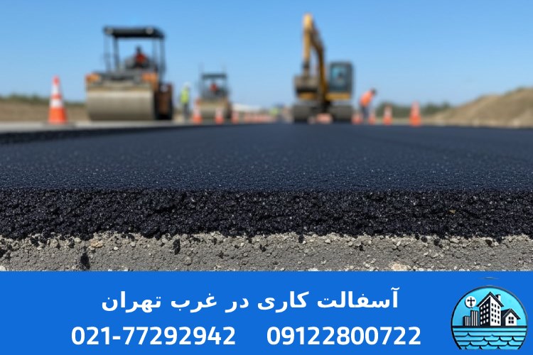 اجرای حرفهای آسفالت جاده