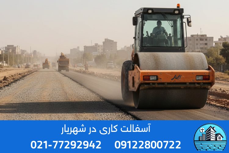آسفالت‌ کاری در شهریار