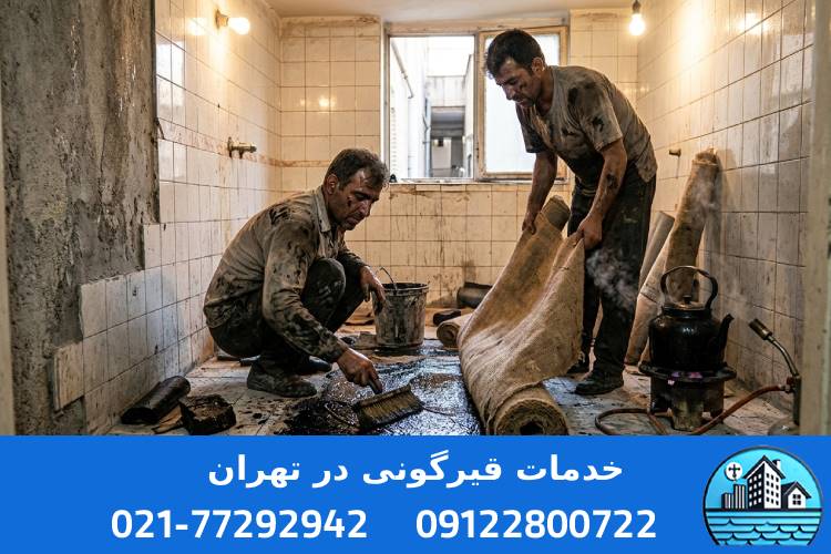 خدمات تخصصی قیرگونی در تهران