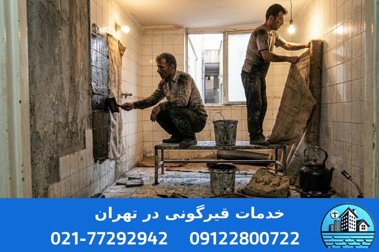 خدمات قیرگونی در تمام مناطق تهران